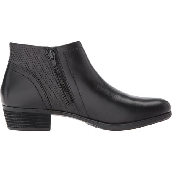 Rockport Cobb Hill Shoes - Rockport Cobb Hill | Oliana Panel Leather Boots | Black Size 8